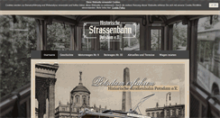 Desktop Screenshot of historische-strassenbahn-potsdam.de