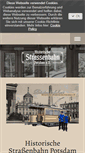 Mobile Screenshot of historische-strassenbahn-potsdam.de